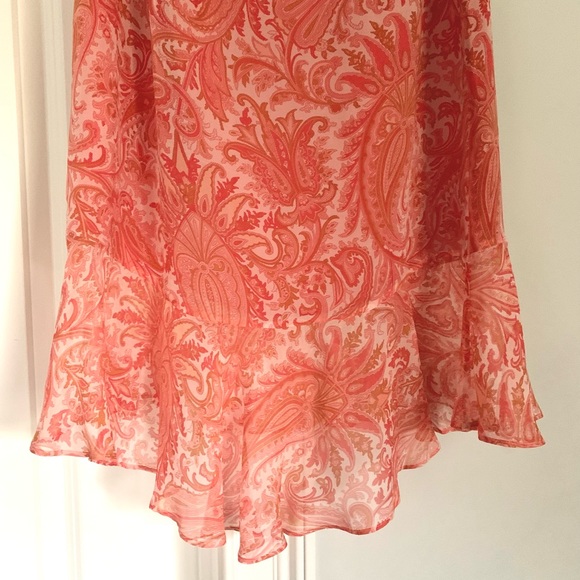 Vintage Banana Republic Patterned Y2K Midi Skirt - Picture 4 of 14